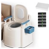 Bedside Commodes for Seniors with 100 Liners and 5