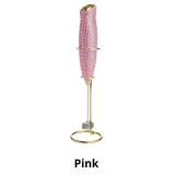 Paris Hilton Electric Rhinestone Handheld Milk Fro