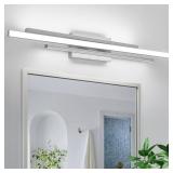 35 Inches Nickel LED Modern Bathroom Vanity Light