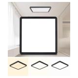 Square Led Flush Mount Ceiling Light,16 Inch 40w 4