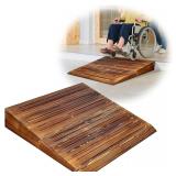 Wooden Threshold Ramp for Home Steps Door Ramp for
