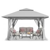 CROWN SHADES 13x13 Pop Up Gazebo, Canopy Tent, Gaz