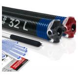 Pair of 2' Garage Door Torsion Springs Set with No