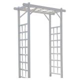 Dura-Trel Elmwood Arbor, 57 by 84 Inch PVC Patio G