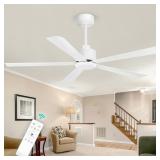 52 Inch 5 Blade Ceiling Fans without Light and Rem