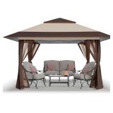 CROWN SHADES 13x13 Pop Up Gazebo, Canopy Tent, Gaz