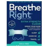 Breathe Right Extra Clear Drug Free Nasal Strips f
