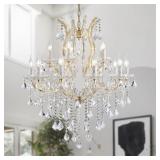 TMAFON Modern Gold Chandelier Light Fixture - Larg