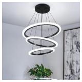 O'NEELDY - Pendant Lamp with 3 Rings, Lighting, Bl