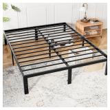 NEWBULIG Metal Bed Frame - Queen Size Metal Platfo