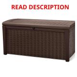 Keter Outdoor Storage Deck Box, for Patio, Backyar