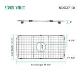 Serene Valley n/x 13.5-in x 27.52-in Stainless Ste