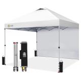 Crown Shades 10x10 Pop Up Canopy with 1 Side Wall-
