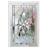 Pushglossy 24' x 38' Door Glass Inserts Serenity E