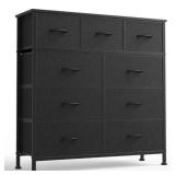 DUMOS 9 Drawer Dresser for Bedroom, Fabric Storage