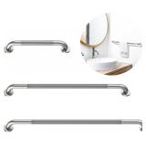 3 Pack Commercial Handicap Grab Bars, Munzong Brus