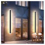 2 Pack 23.6INCH Long Outdoor LED Wall Lights,18W W
