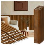 18Pack WPC Wall Panels, 48.2 x 6.2 Inches Slat 3D