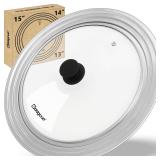 Universal Lid for Pots and Pans, Fits 13', 14' & 1