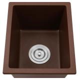 Enbol Bar Sink Undermount, 12 x 15 Inch Granite Ki