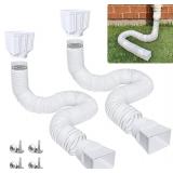 Extendable 2.8 ft to 11.5 ft (34'-138') Flexible D