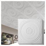 Art3d Decorative Drop-in Ceiling Tiles 24x24, Pack