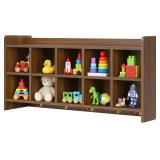 Wall Cubbies, 10 Cubby Storage Organizer with Coat