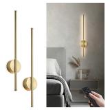 Battery Operated Modern Wall Sconces, Dimmable Wir