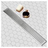 SaniteModar 24 inch Linear Shower Drain with Remov