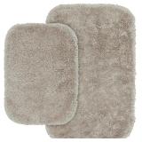 Garland Rug Finest Luxury Brown Taupe 2-Piece Set