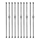 Sidasu 10 Pack Iron Balusters for Staircase Stair
