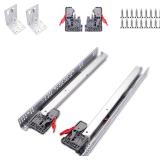 6 Pairs 21 Inch Undermount Soft Close Drawer Slide