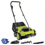 Sun Joe 24V-X2-DTS15 Scarifier and Dethatcher Kit,