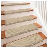 Bullnose Carpet Stair Treads, 7 Pack - 29.5'x9.5'x