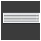 Linear Bar Air Grille 28' X 8', Aluminum Air Suppl