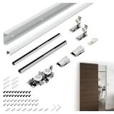 32' Concealed Sliding Barn Door Hardware Kit with
