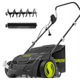 Sun Joe Corded Electric Dethatcher & Scarifier wit
