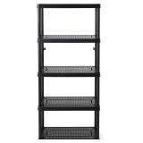 Gracious Living 5 Shelf Fixed Height Ventilated Me
