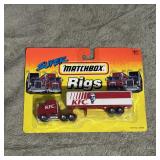 1994 Matchbox Super Rigs KFC Carded Tractor...