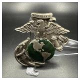 VINTAGE 1991 MARINE CORPS ARMED FORCES BELT...