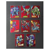 1993 Marvel 2099 Red Foil 9-Card Set NM SkyBox...