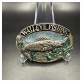 Vintage 1988 Buckles Of America Walleye Fishing...