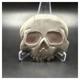 Vintage 1976 GAP Skull Belt Buckle Silver-Tone...