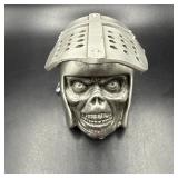Skull Knight Helmet Belt Buckle Pewter Gothic...