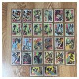 1966 TOPPS BATMAN RED BAT SERIES Lot of 26...