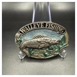 Vintage 1988 Buckles Of America Walleye Fishing...