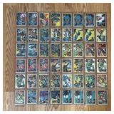 1966 TOPPS BATMAN BLACK BAT NEAR COMPLETE SET...