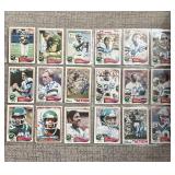 18 NY Jets Autograph Cards Lot 1980s Signed...