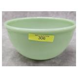7' FIRE-KING JADEITE GLASS  BOWL