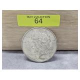 1924 PEACE DOLLAR, VG